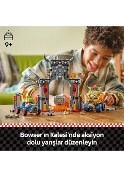 Lego Bowser Kale Temalı Yaratıcı Oyun Seti, 9+ Yaş İçin