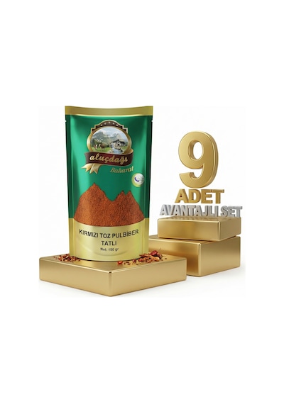Aluçdağı Pul Biber 9x100 Gr