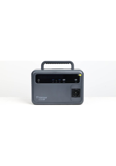 Teksan Go On 600w Taşınabilir Güç İstasyonu, Güneş Paneliyle Şarj Desteği, Hafif, Lifepo4, Led