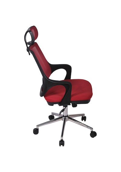 Ofisbazaar Buya Fileli Ofis Koltuğu Ergonomik Ve Modern Tasarım Kırmızı Kırmızı