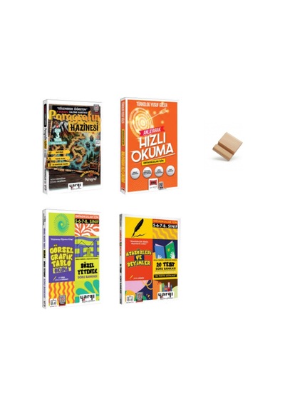 Yargı Lgs 2027 8. Sınıf Paragraf Hızlı Okuma Sözel Yetenek Ve Atasözü Deyimler 4lü Set + Telefon Standı