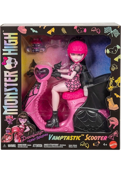 Jdr61 Monster High Vamptastic Scooter Draculaura Standart