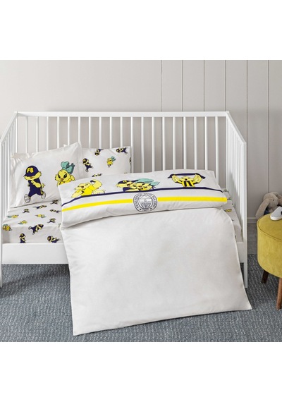 Taç Lisanslı Fenerbahçe Strip Baby Pamuk Nevresim Takımı 01000050018