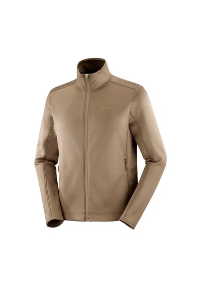 Salomon C23291 Sntial Midfleece Fz Erkek Polar - Kahverengi Kahverengi