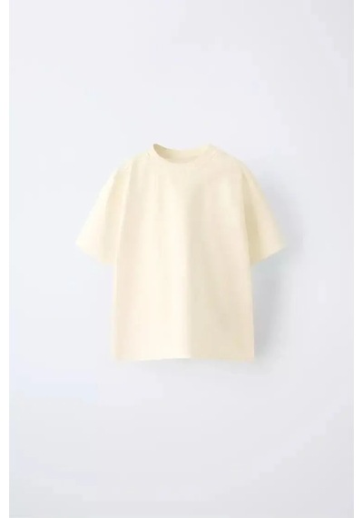 Poala Kids Oversize Unisex Bej Tshirt