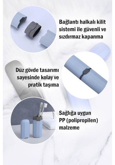Çok Amaçlı Seyahat Saklama Kabı Diş Fırçası Makyaj Fırçası Kalem Takı Organizeri Diğer