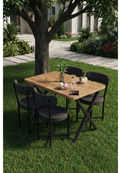 Reyo Falez Elma 110x70 Cm Masa Takımı 4 Sandalyeli Modern Mutfak Balkon Kafe Yemek Masası Seti Atlantik Çam - Antrasit 9881 Reyo Falez Elma 110x70 Cm Masa Takımı 4 Sandalyeli Modern Mutfak Balkon Kafe Yemek Masası Seti Atlantik Çam - Antrasit 9881