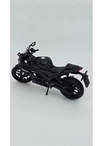 Yamaha Yzf-r3 1:12 Diecast - Mat Siyah Racing Bike Metal Model