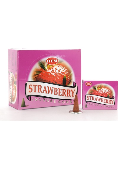 Zvnm Strawberry Aromalı Konik Tütsü Zcv12