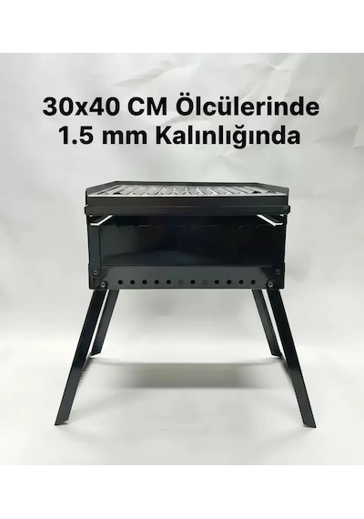 Alaz Katlanır Mangal 30x40 Cm 1.5 Mm Kalınlık Çok Renkli