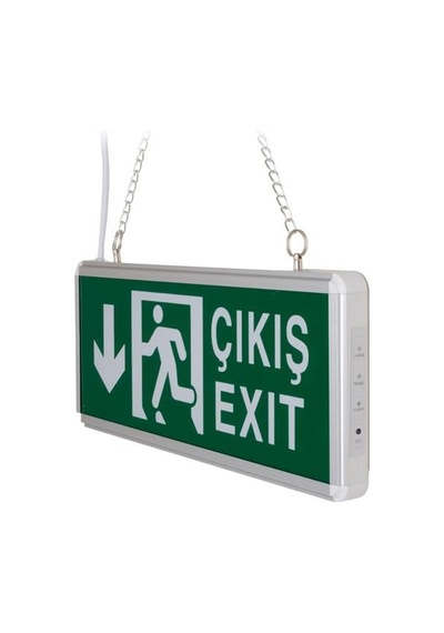 Zmr Zmr-670/y.02 3w Yukarı-aşağı Yön Acil Çıkış Yönlendirme Tabelası - Lambası 38x30x36mm Yeşil