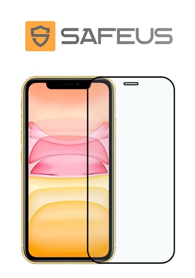 Safeus Tam Kaplayan Parmak İzi Bırakmayan Safir Ekran Koruyucu Cam , Apple Uyumlu iPhone 11 İle