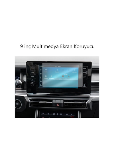 Ssangyong Torres Mat Ekran Koruyucu Multimedya Ve Gösterge ' Sadece Ekran Koruyucu