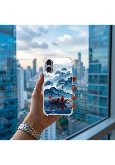 Printify Tecno Spark7t İle Uyumlu Simya Serisi Sonsuz Akış Tasarımlı Uv Baskılı Köşe Korumalı Antişok Kılıf Şeffaf
