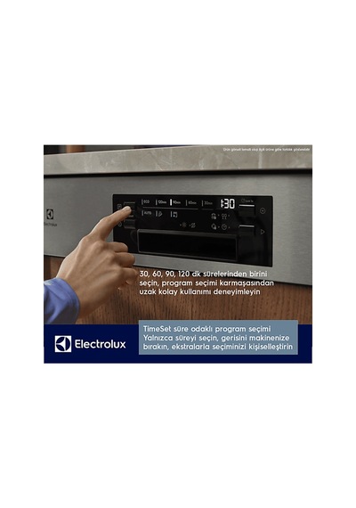 Electrolux EEM48300IX A Enerji Sınıfı 5 Programlı Ankastre Bulaşık Makinesi Beyaz