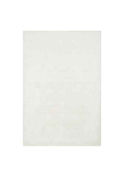 Eko Halı Pera 01 White Akrilik Yıkanabilir Kaymaz Tabanlı Modern Halı Beyaz