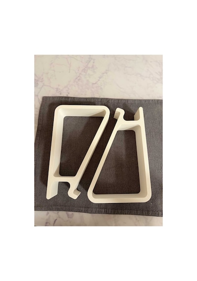 Ergonomik Laptop Standı Beyaz Notebook Yükseltici İki Parçalı Masaüstü Bilgisayar Altlığı Beyaz Ergonomik Laptop Standı Beyaz Notebook Yükseltici İki Parçalı Masaüstü Bilgisayar Altlığı Beyaz