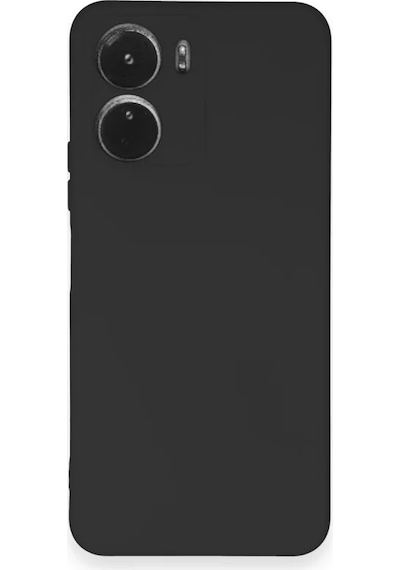 Newface Vivo Y16 Kılıf Nano İçi Kadife Silikon - Siyah