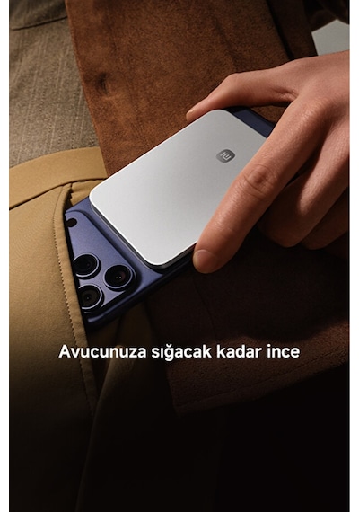 Xiaomi UltraThin Magnetic Power Bank 5000 15W Turuncu