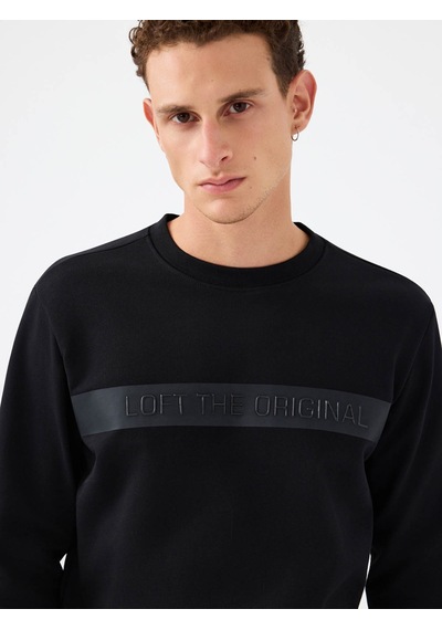 Loft Siyah Erkek Sweatshirt Lf2041211 Siyah