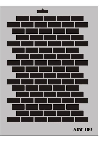 Rich New Seri N-160 Stencil 35x25 Cm - Elwm-290481 Renkli