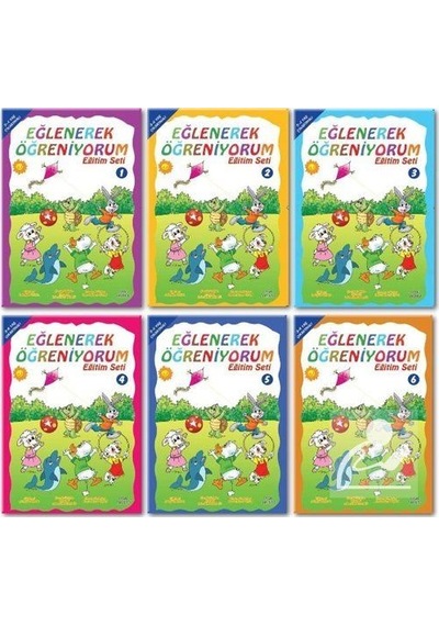 Eğlenerek Öğreniyorum Eğitim Seti 3-4 Yaş-6 Kitap Kod:208 /