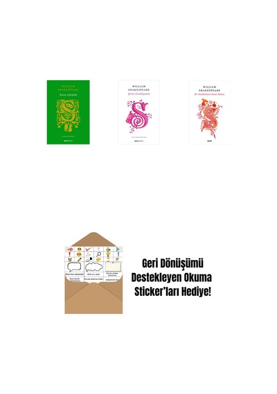 Kuru Gürültü Ciltli + Kral Lear Ciltli + Kral Lear + Okuma Sticker'ları