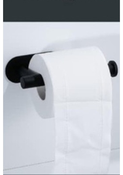 Buççin Online Mağaza Kendinden Yapışkanlı Tuvalet Kağıtlığı Banyo Tuvalet Çok Amaçlı Tuvalet Kağıtlığı Plastik Siyah Çok Renkli
