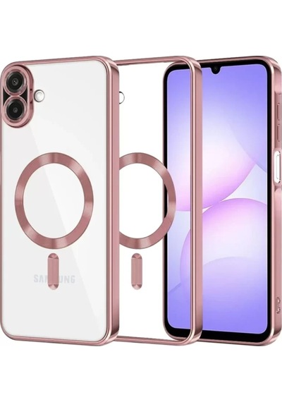 Newface Samsung Galaxy A07 4g Kross Magneticsafe Kapak - Rose Pembe