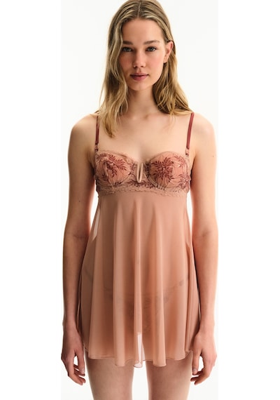 Penti Bej V Balenli Babydoll