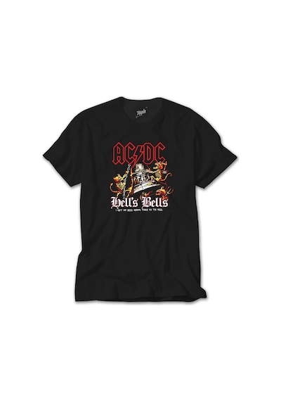 Ac Dc Hells Bells Siyah Tişört Siyah