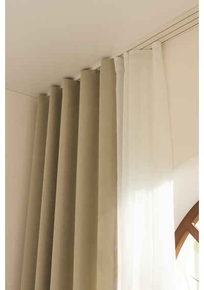 Kaşmir Home Holly Ada Fon Perde Gri 150x270 Cm Gri