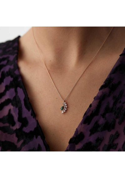 By Golden House Smeraldo Baget Kolye