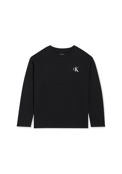 Panço Calvin Klein Erkek Çocuk Siyah Beyaz Uzun Kollu Tişört 2621bk17005