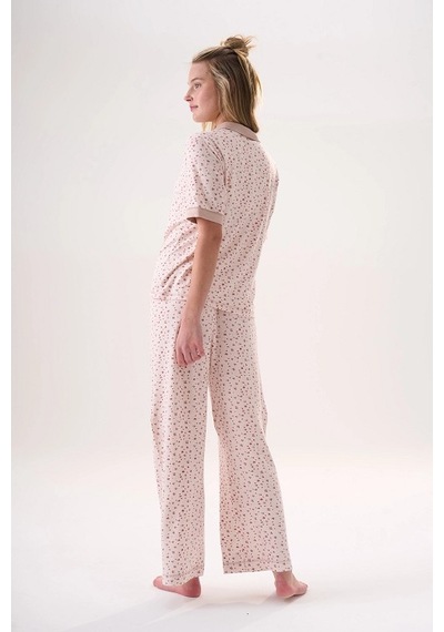 Etoile 26507 Yarım Kol Pijama Takım PEMBE