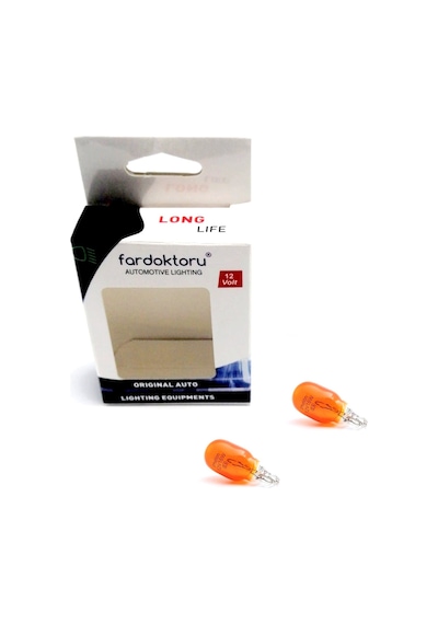 WY16W Oto Sinyal Ampul 12V T15 Tip Photon PH5724A 2 Adet