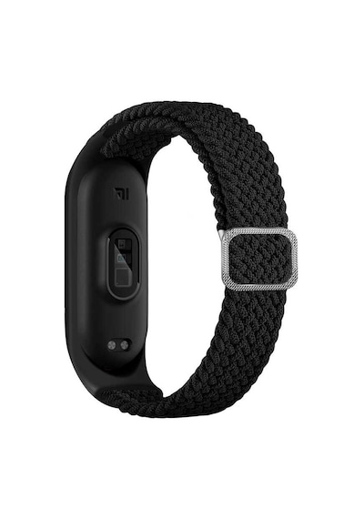 Xiaomi Mi Band 3 Uyumlu Krd-49 Örgü Zore Kordon-siyah