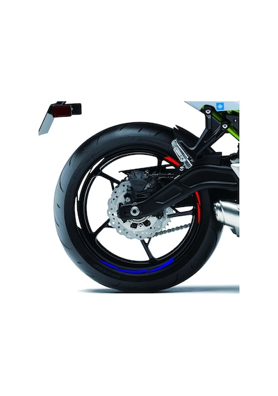 Russian Design Beyaz Mavi Kırmızı Rus Jant Şeridi Sticker Çınar Extreme