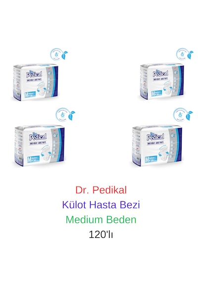 Dr. Pedical - Külot Yaşlı Yetişkin Hasta Bezi Medium 120'li