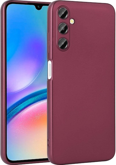 Galaxy Uyumlu A05s Kılıf Zore Premier Silikon Kapak Mürdüm
