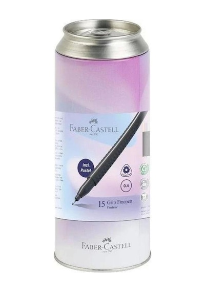 Faber Grıp Fınepen Tin 15,li Kalem Set Çok Renkli