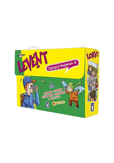 Levent Türkiye'yi Geziyorum 3 - 5 Kitap Takım - Mustafa Orakçı - Timaş Çocuk
