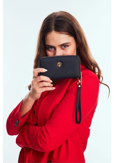 Cüzdan & Kartlık Kadın Us Polo Usc24805 U.s. Polo Assn. Uspa Ladıes Portfolıo Black Siyah