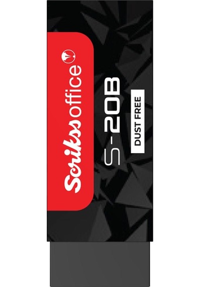 Scrikss S-20b Siyah Silgi - 1 Adet