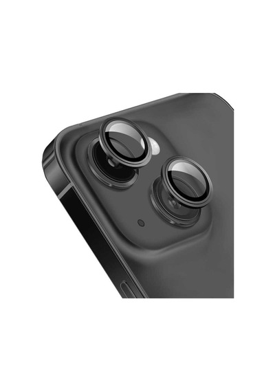 Apple Uyumlu iPhone 13 Ar+af Kamera Lens Koruyucu Siyah