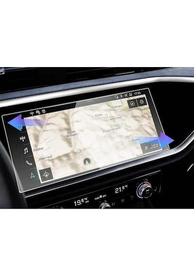 Audi Q3 Mat Ekran Koruyucu 10.1 İnç Multimedya Uyumlu