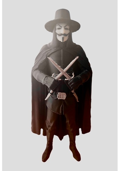 V For Vendetta 3d Figür