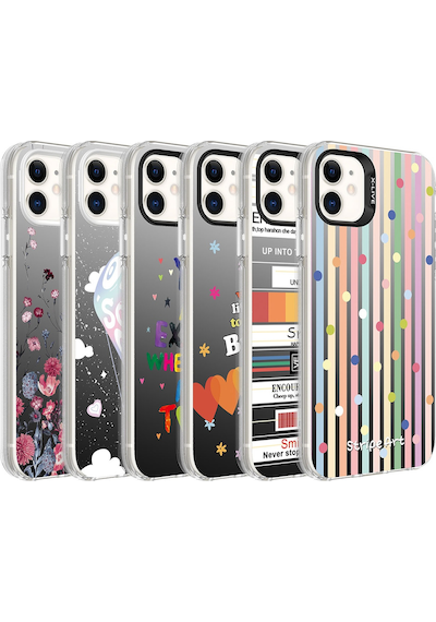Apple Uyumlu iPhone 11 Desenli Zore Silver Sert Kapak