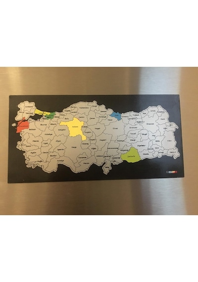 Ayrex Mapofx - Gez - Kazı Türkiye Haritası Magnet, 20x10 Cm Diğer