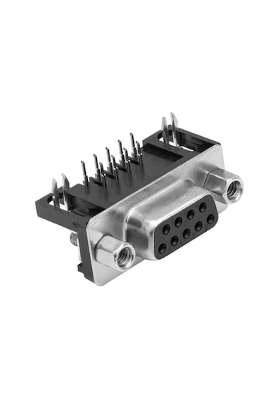 Powermaster Pm-7399 9 Pin Dişi D-sub 90 Derece Konnektör